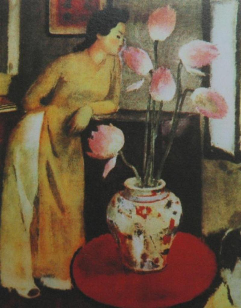 Giá trị của bức tranh Thiếu Nữ bên Hoa Sen