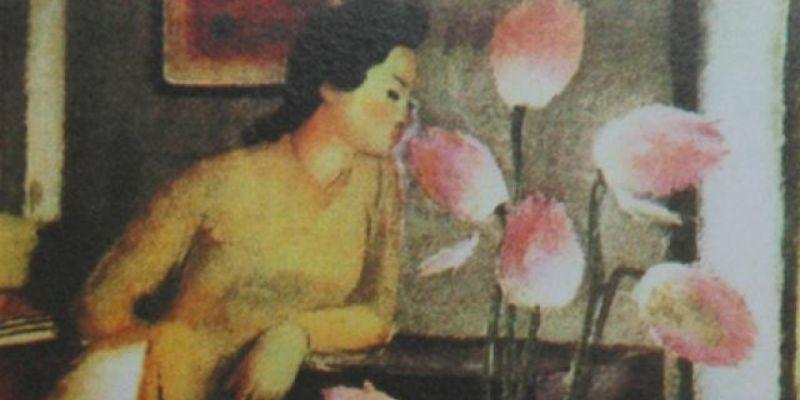 Cách treo tranh Thiếu Nữ bên Hoa Sen hợp phong thủy