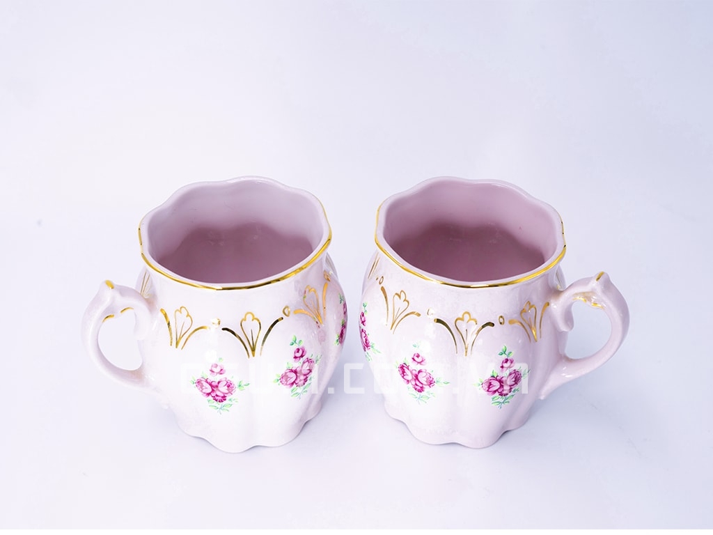 Cốc Đôi Sứ Hồng Tình Mẹ – BT10