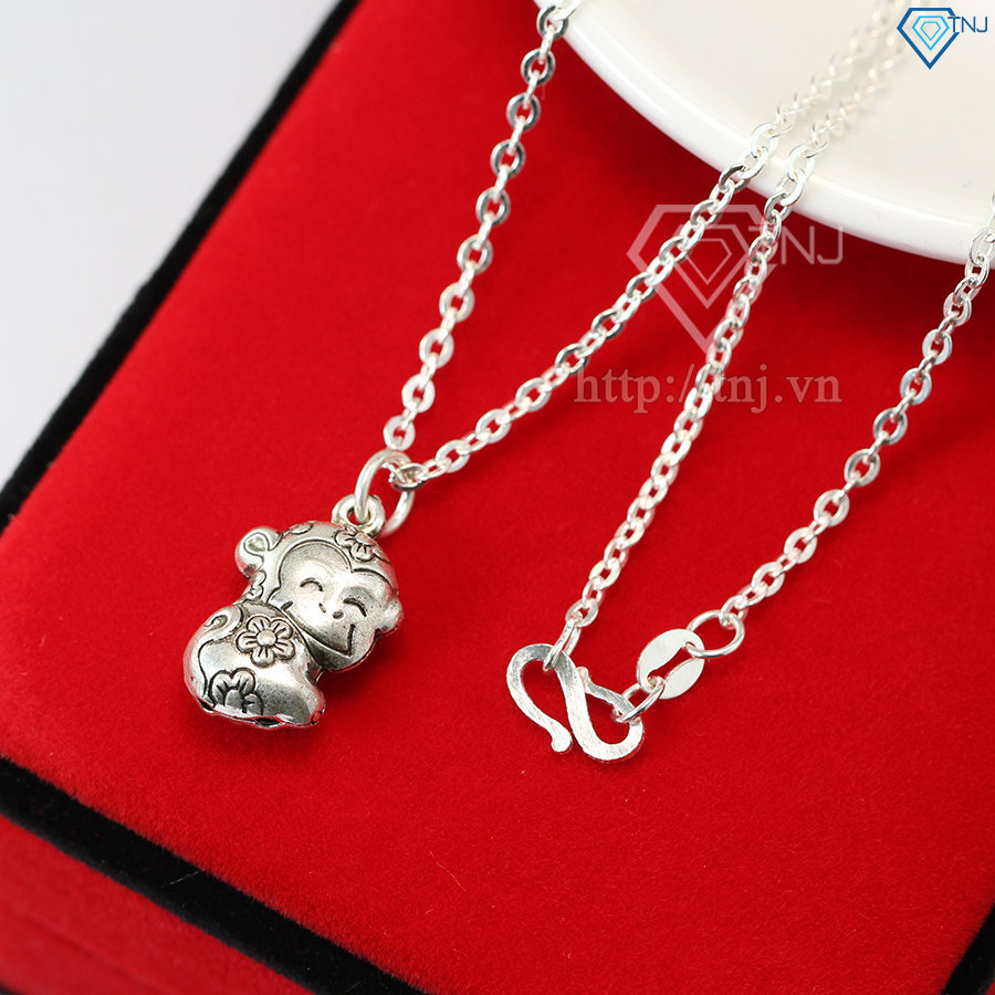 Dây chuyền bạc nữ hình con khỉ đẹp DCN0357