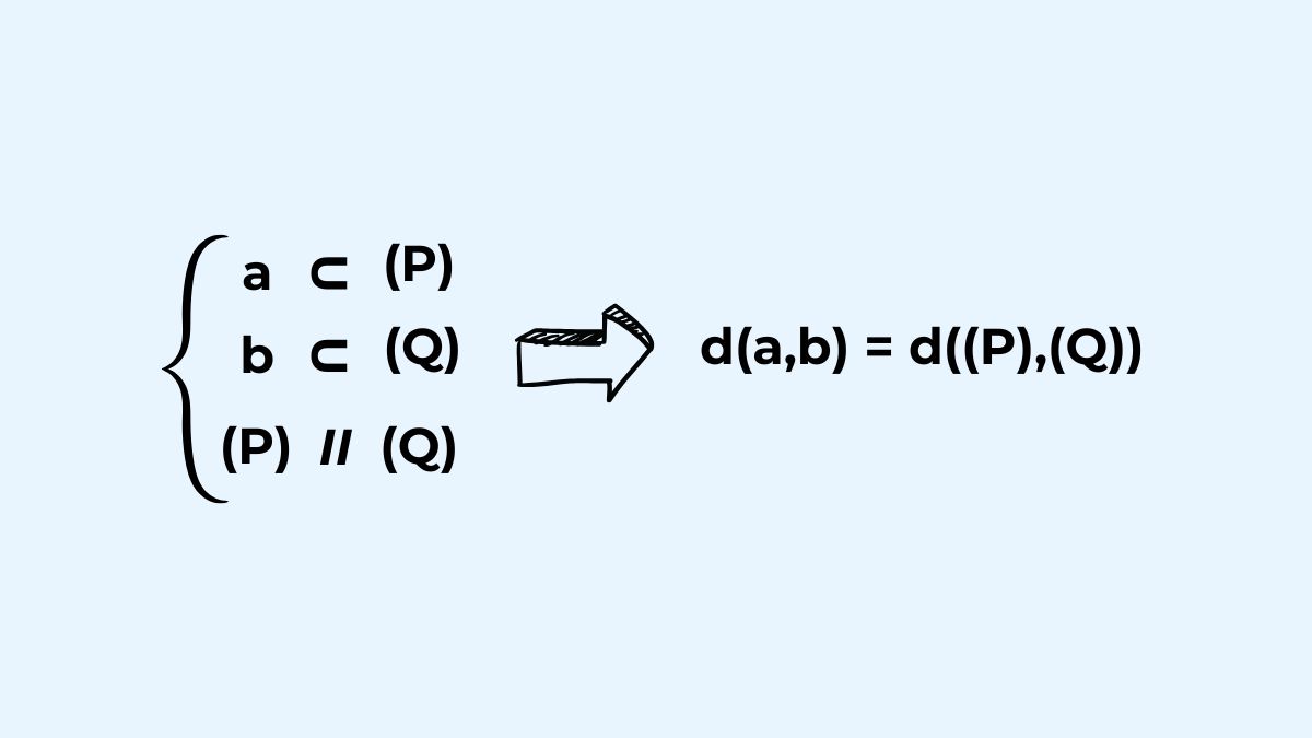 Phương pháp 3 tính khoảng cách giữa 2 đường thẳng chéo nhau