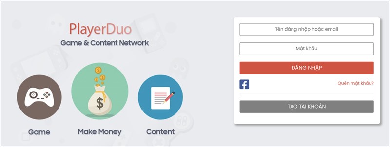 Đăng nhập tài khoản