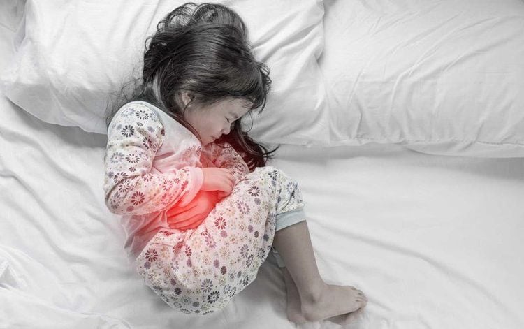 Trẻ bị nhiễm vi khuẩn HP có thể gây viêm loét dạ dày tá tràng