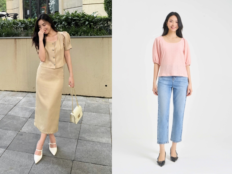 ngực lép nên mặc gì