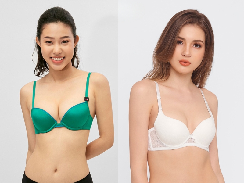 ngực lép nên mặc gì