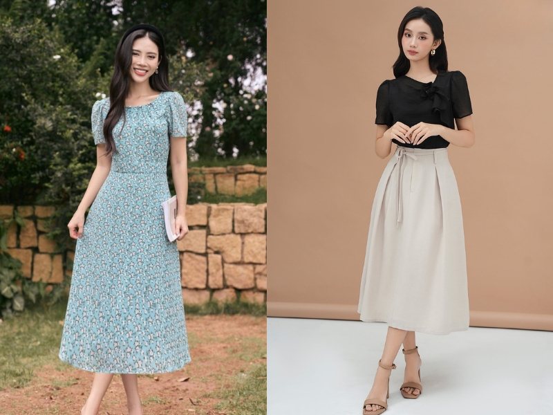 ngực nhỏ mặc áo gì