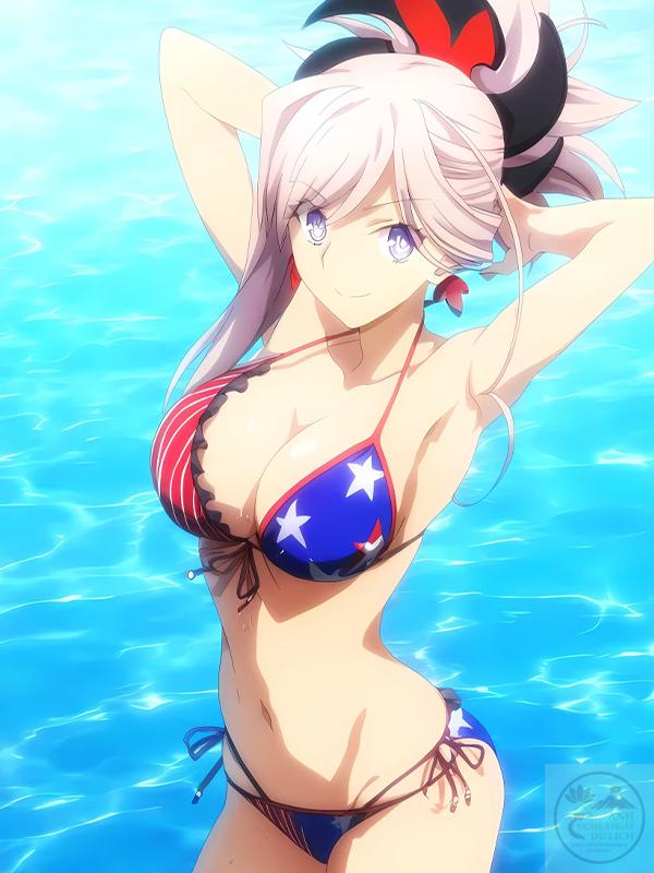 Ảnh anime girl mặc bikini siêu xinh