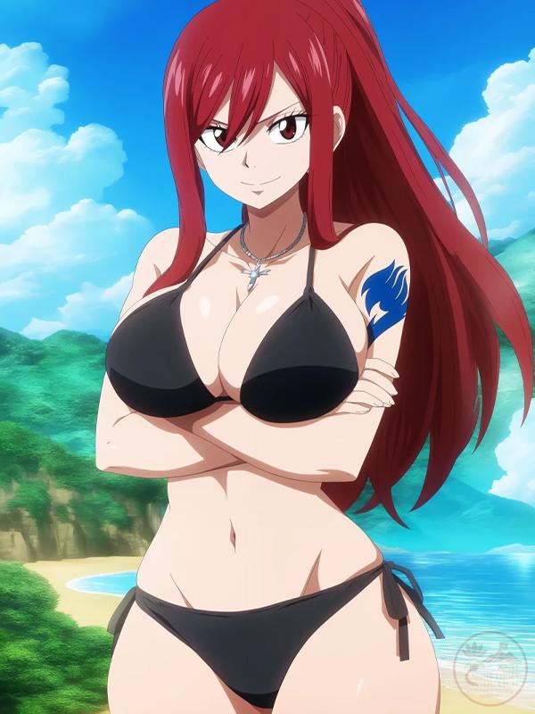 Hình gái xinh bikini anime gợi cảm