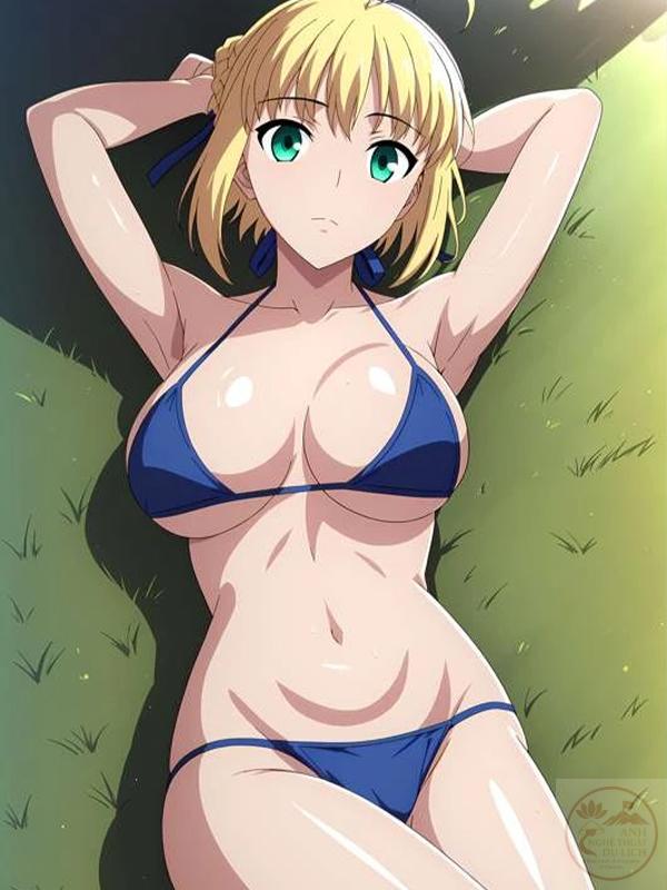 Ảnh anime bikini girl tươi tắn