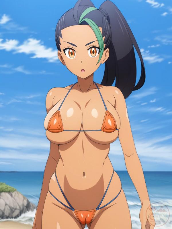 Ảnh anime gái mặc bikini đẹp