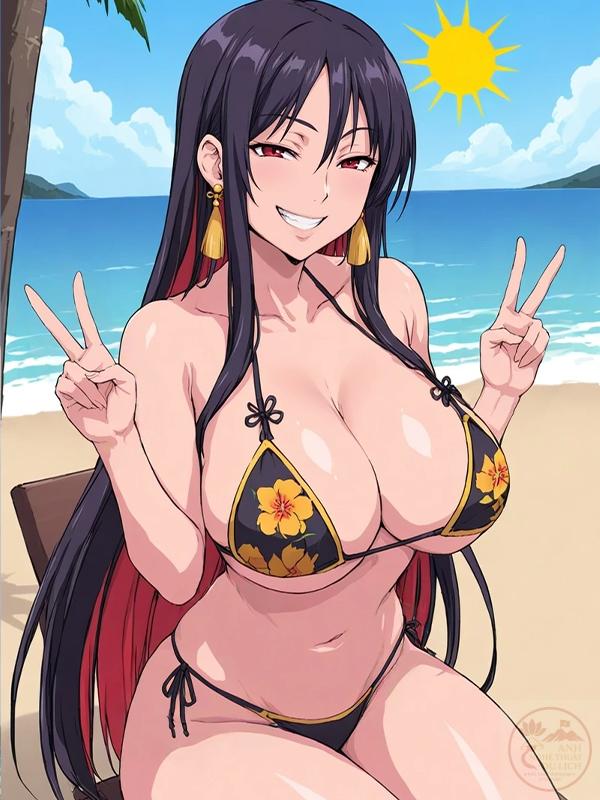 Ảnh anime gái xinh bikini