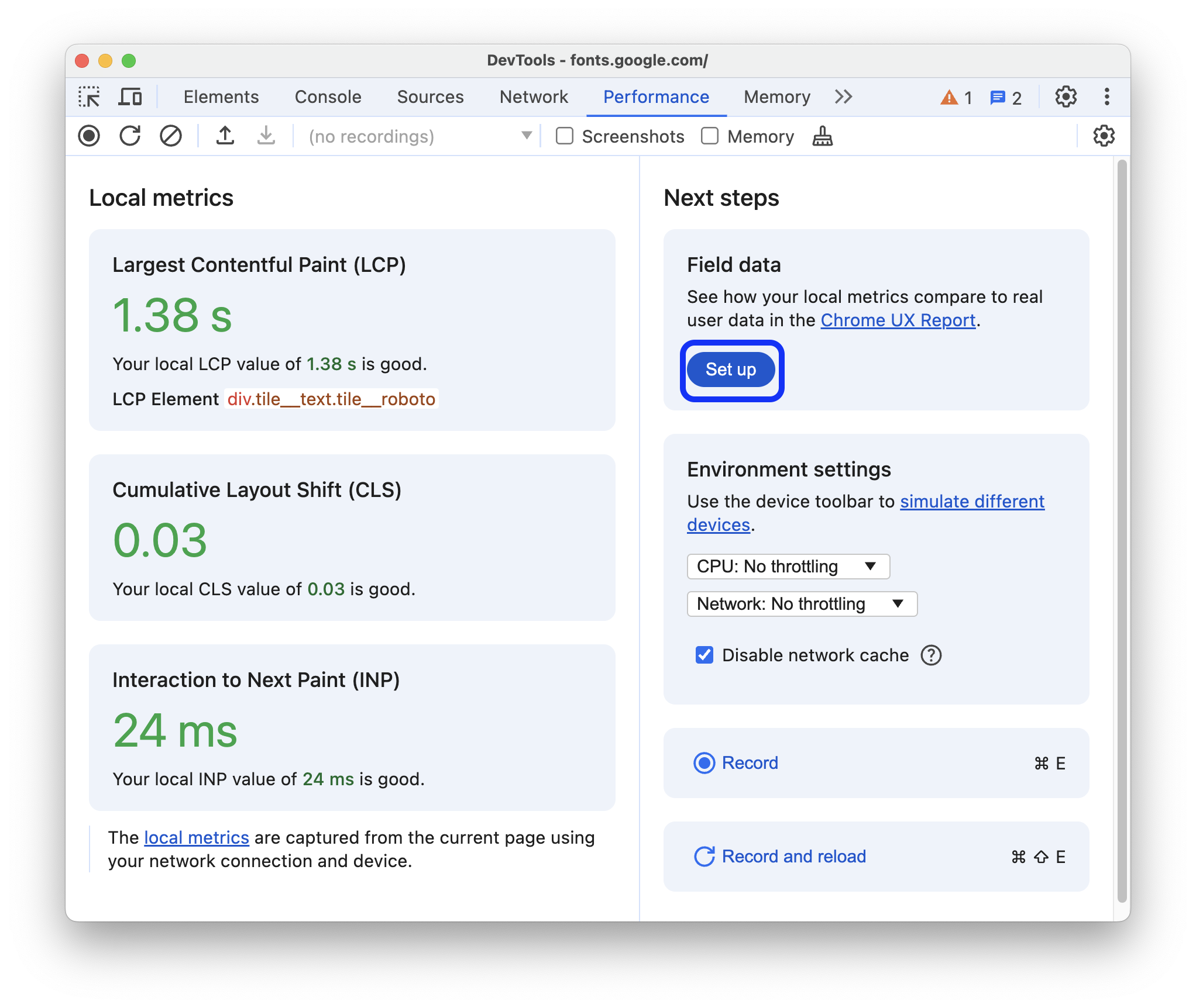 Khoảng thời gian thu thập dữ liệu trường sau khi dữ liệu được tìm nạp.