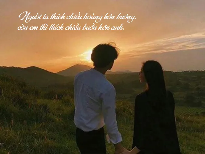 status về hoàng hôn 2