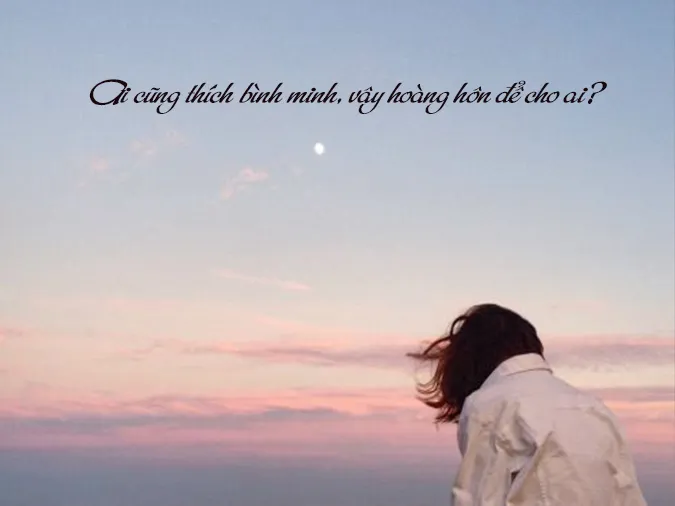 status về hoàng hôn 8