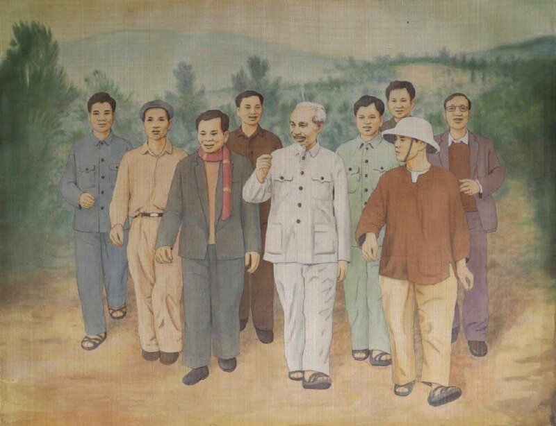 Hình ảnh đẹp Bác Hồ giản dị, gần gũi, ấm áp qua tranh vẽ