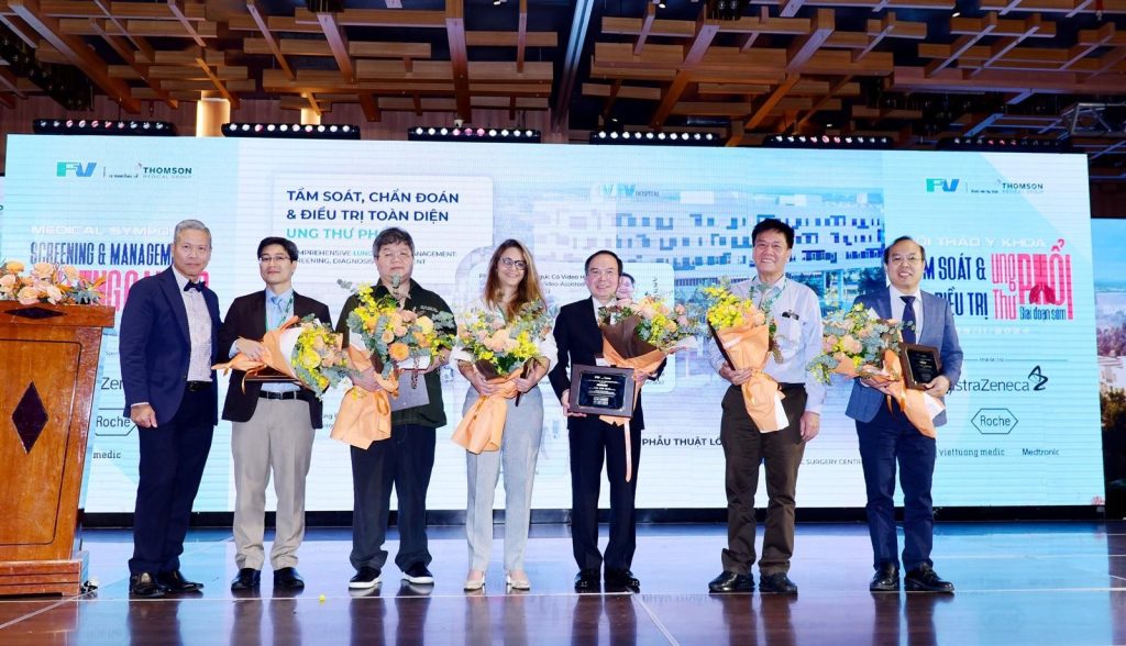 Hội thảo Tầm soát, chẩn đoán và điều trị toàn diện Ung thư phổi do Bệnh viện FV tổ chức (năm 2024) quy tụ các chuyên gia trong và ngoài nước