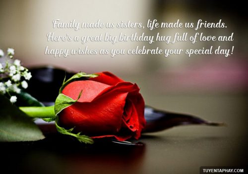 hình ảnh chúc mừng sinh nhật chị gái