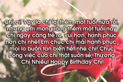 hình ảnh chúc mừng sinh nhật chị gái