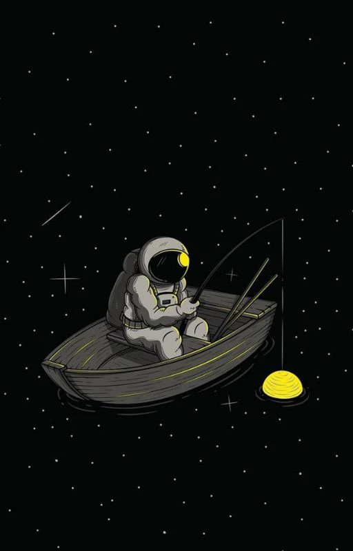 Wallpaper chill phi hành gia