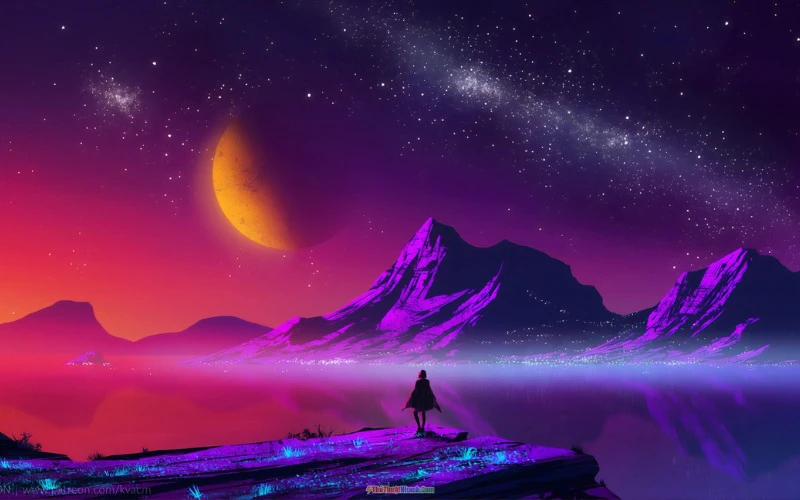 hình nền lofi máy tính cực chill