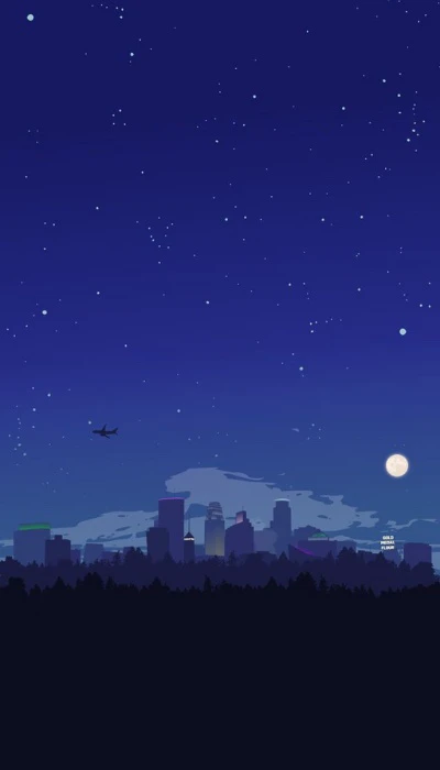 hình nền chill buổi tối