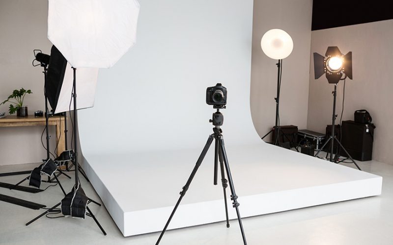 Đặt tripod và chụp thử 