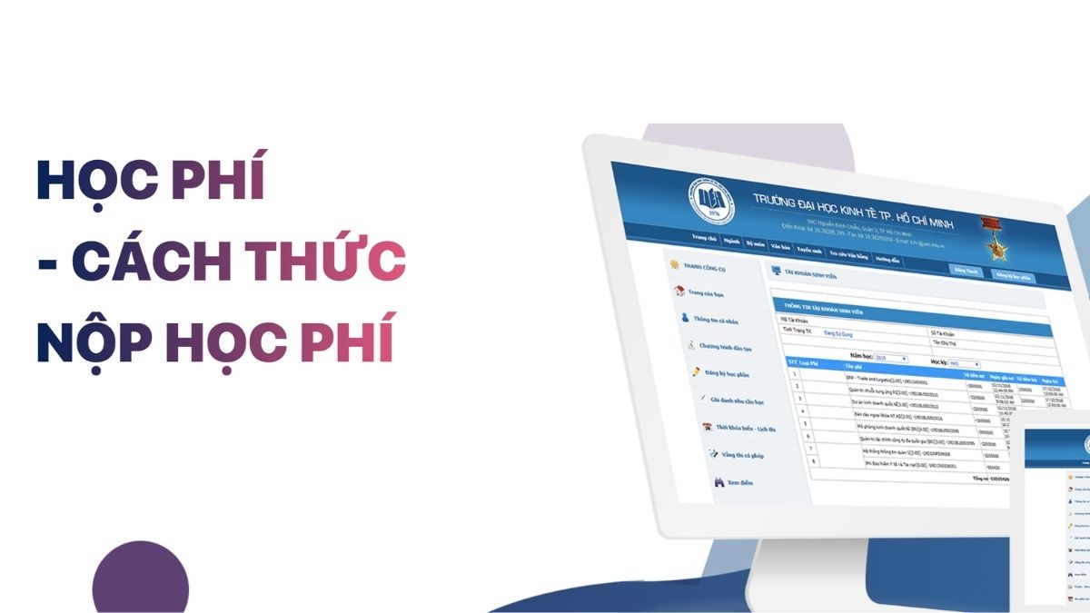 Hướng dẫn phương thức đóng học phí UEH