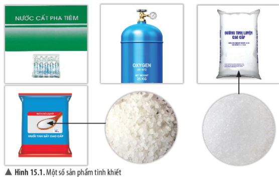 Chất tinh khiết - Hỗn hợp KHTN 6 Chân trời sáng tạo