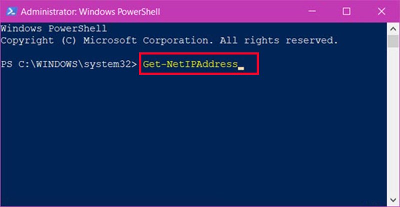 Nhấn tổ hợp phím Windows + R và gõ Powershell, sau đó nhấn tổ hợp phím Ctrl + Shift + Enter