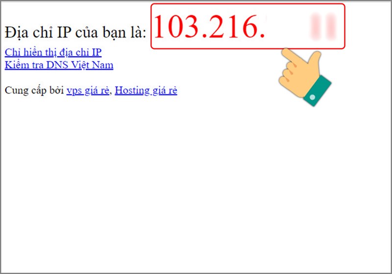 Trang web https://www.myip.com