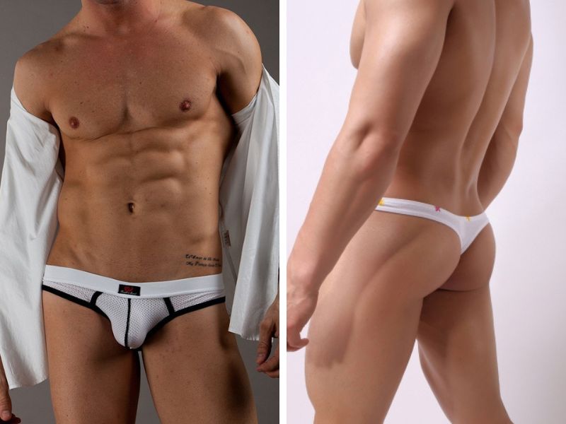 Mẫu quần lọt khe nam đơn giản