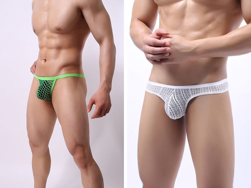 Quần lót lưới lọt khe