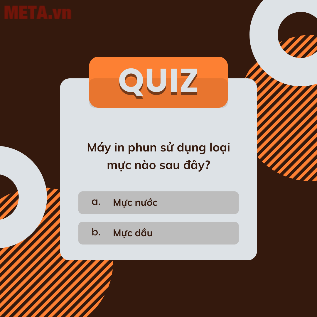 Mực in phun sử dụng loại mực nào sau đây?