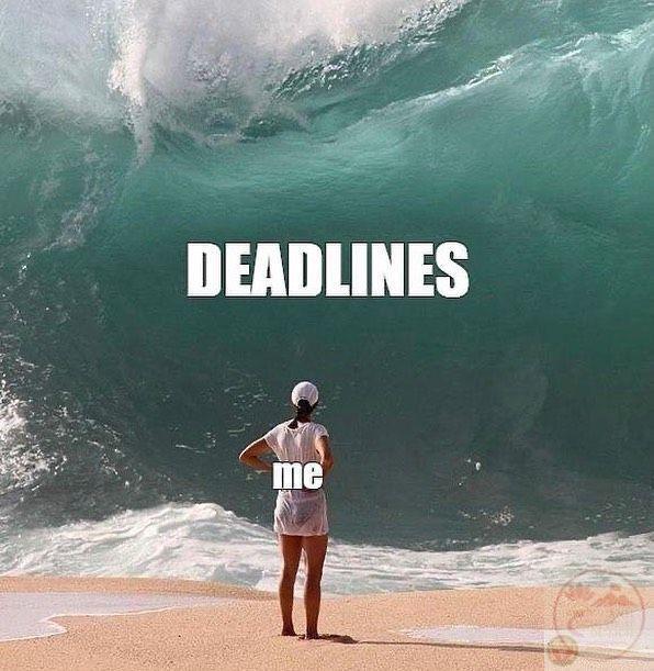 Chạy deadline meme