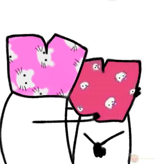 Meme đội quần Hello Kitty