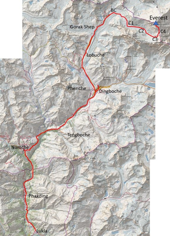 Mt Everest No O2 Attempt to 8500m