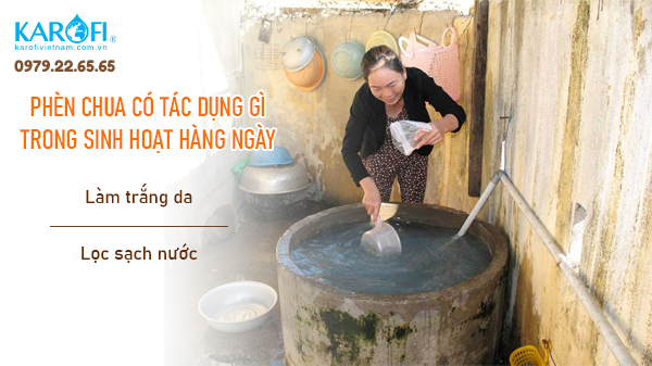 Phèn chua có tác dụng trong sinh hoạt hàng ngày
