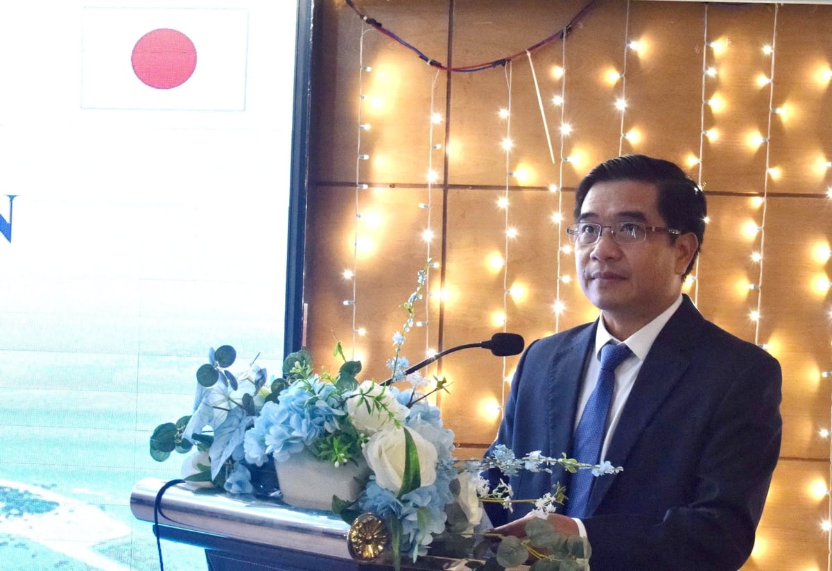 Ông Nguyễn Đức Toàn cho biết, Việt Nam luôn sẵn sàng và mong muốn mở rộng hợp tác với Nhật Bản trong việc xây dựng chính sách, hoàn thiện pháp luật, cũng như quản lý, sử dụng bền vững tài nguyên và bảo vệ môi trường biển, vì lợi ích chung của cả hai quốc gia và khu vực. Ảnh: Trường Giang.