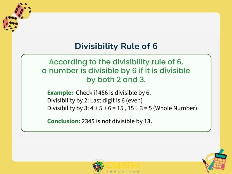 Dấu hiệu chia hết cho 6: Tổng hợp công thức và bài tập