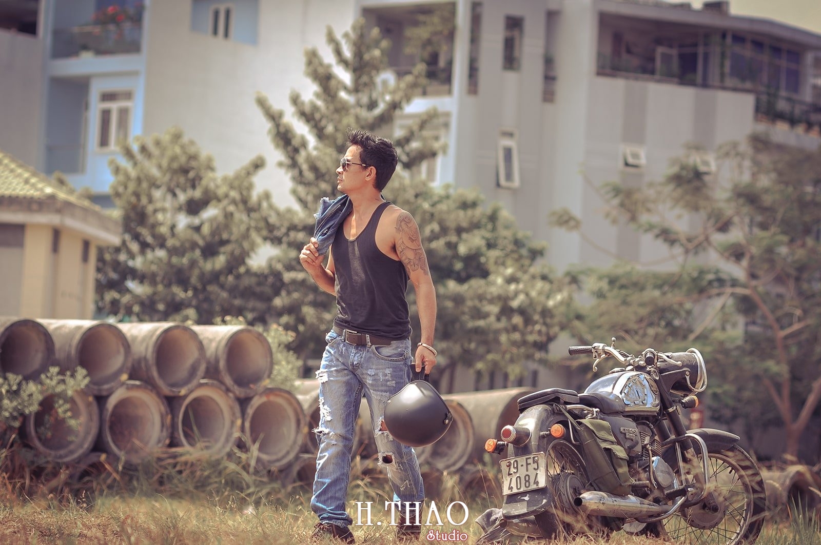 Anh nghe thuat ca tinh 13 - 35 cách tạo dáng chụp ảnh nam ngầu chất ngất - HThao Studio