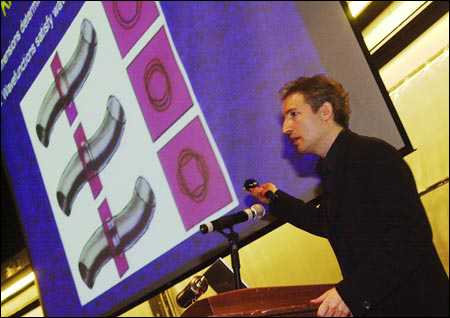 Loeb physics lecturer explains string theory