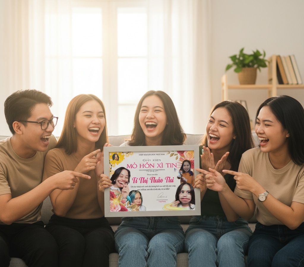 99+ Mẫu Giấy chứng nhận tình yêu, Giấy khen hài hước troll bạn bè độc lạ, vui nhộn, Thiết kế Bằng khen online miễn phí