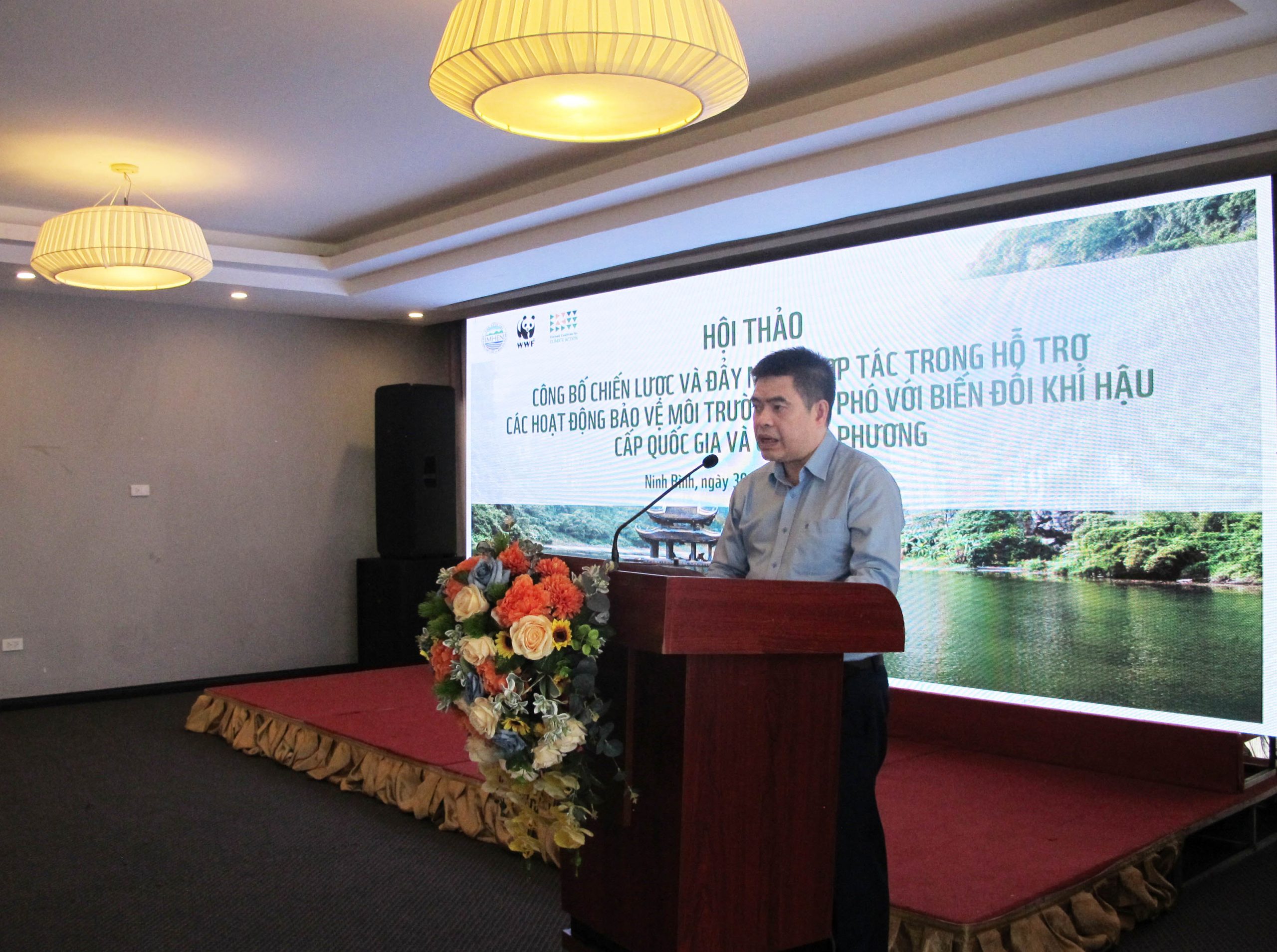 Công bố chiến lược và đẩy mạnh hợp tác trong hỗ trợ các hoạt động bảo vệ môi trường, ứng phó với biến đổi khí hậu cho quốc gia và địa phương