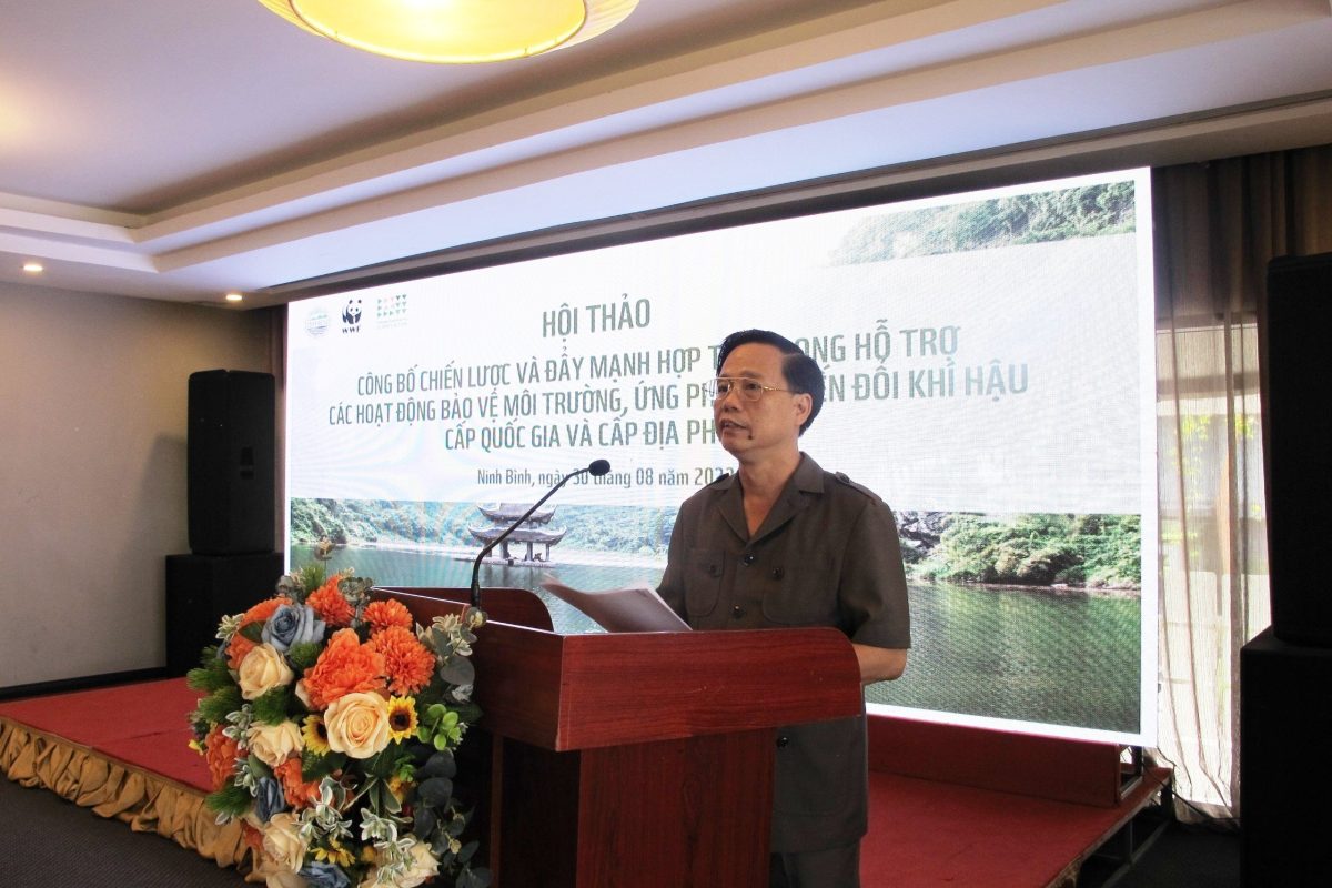 Công bố chiến lược và đẩy mạnh hợp tác trong hỗ trợ các hoạt động bảo vệ môi trường, ứng phó với biến đổi khí hậu cho quốc gia và địa phương