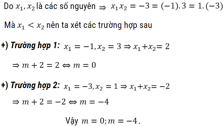 cách tìm tham số m lớp 9