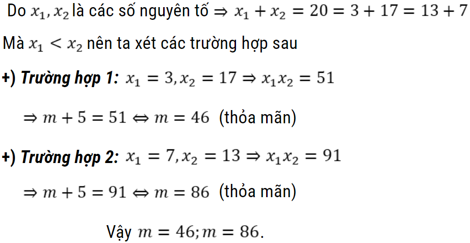 cách tìm tham số m lớp 9