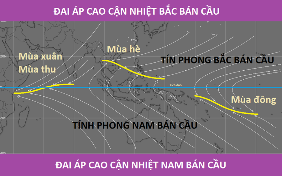 Gió Tín phong là gì? Nguồn gốc gió tín phong từ đâu? Phân biệt gió Tín Phong và gió mùa