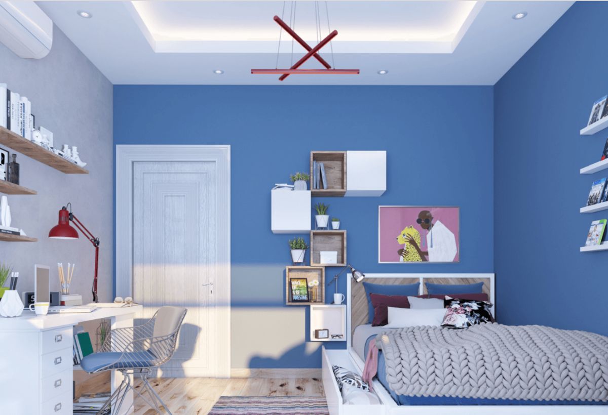 phòng ngủ cho bé trai 15 tuổi