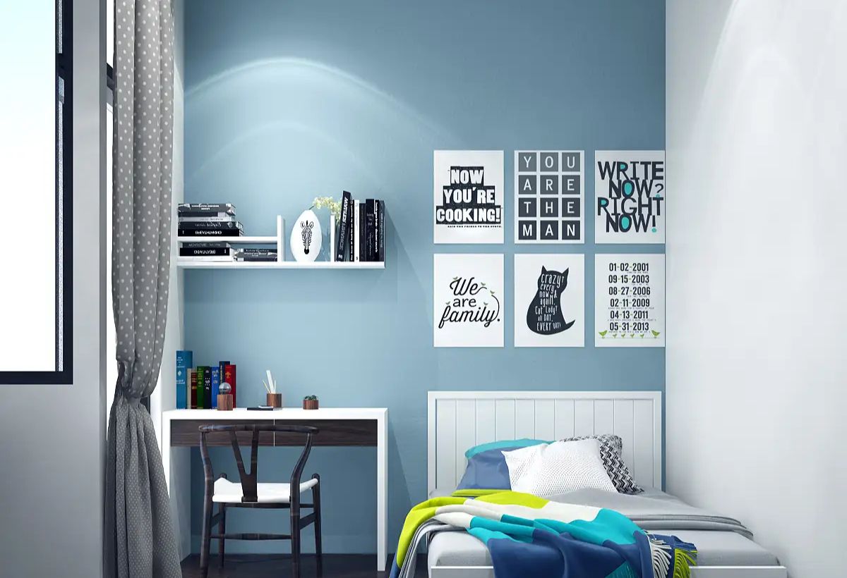 phòng ngủ cho bé trai 15 tuổi