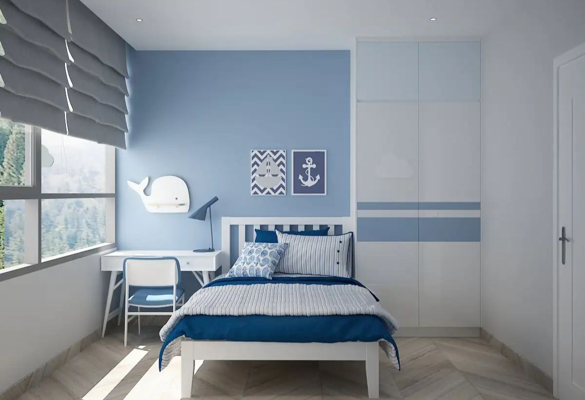 phòng ngủ cho bé trai 15 tuổi